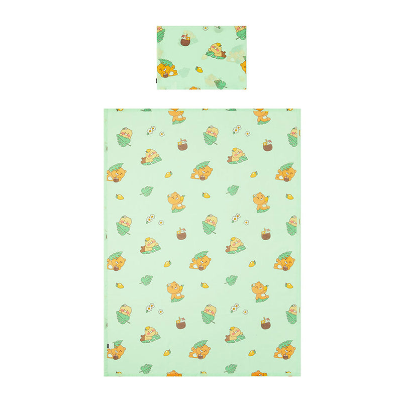 Kakao Friends - Ryan & Choonsik Greenery Blanket & Pillow Cover