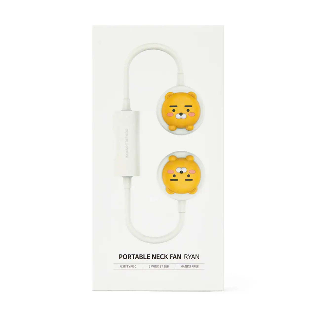 Kakao Friends - Ryan Portable Neck Fan - Kakao Friends - Accessories - Harumio