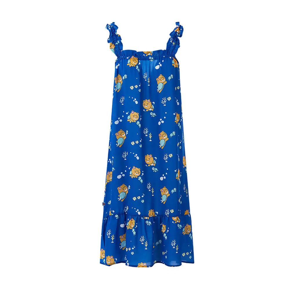 Kakao Friends - Ocean Vibe Sleeveless One-Piece Dress - Kakao Friends - Clothing - Harumio