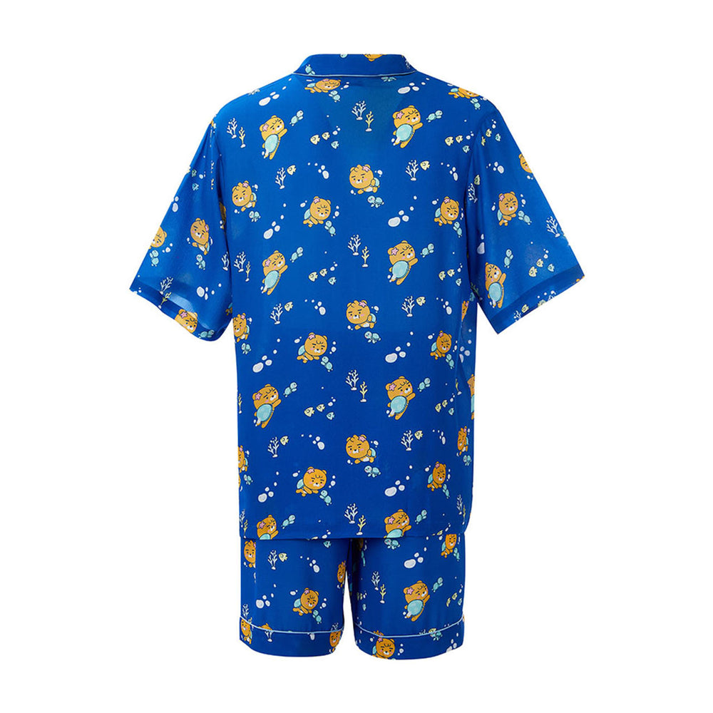 Kakao Friends - Ocean Vibe Blue Pajamas (Men)