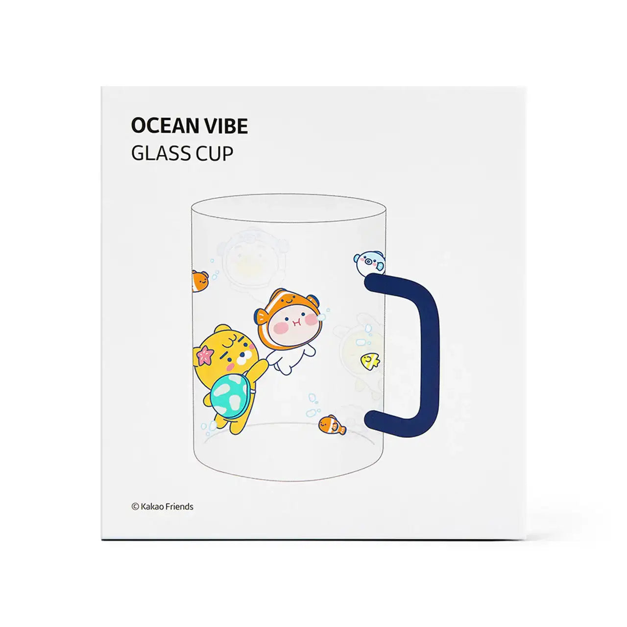 Kakao Friends - Ocean Vibe Glass Cup - Kakao Friends - Home & Living, Accessories - Harumio