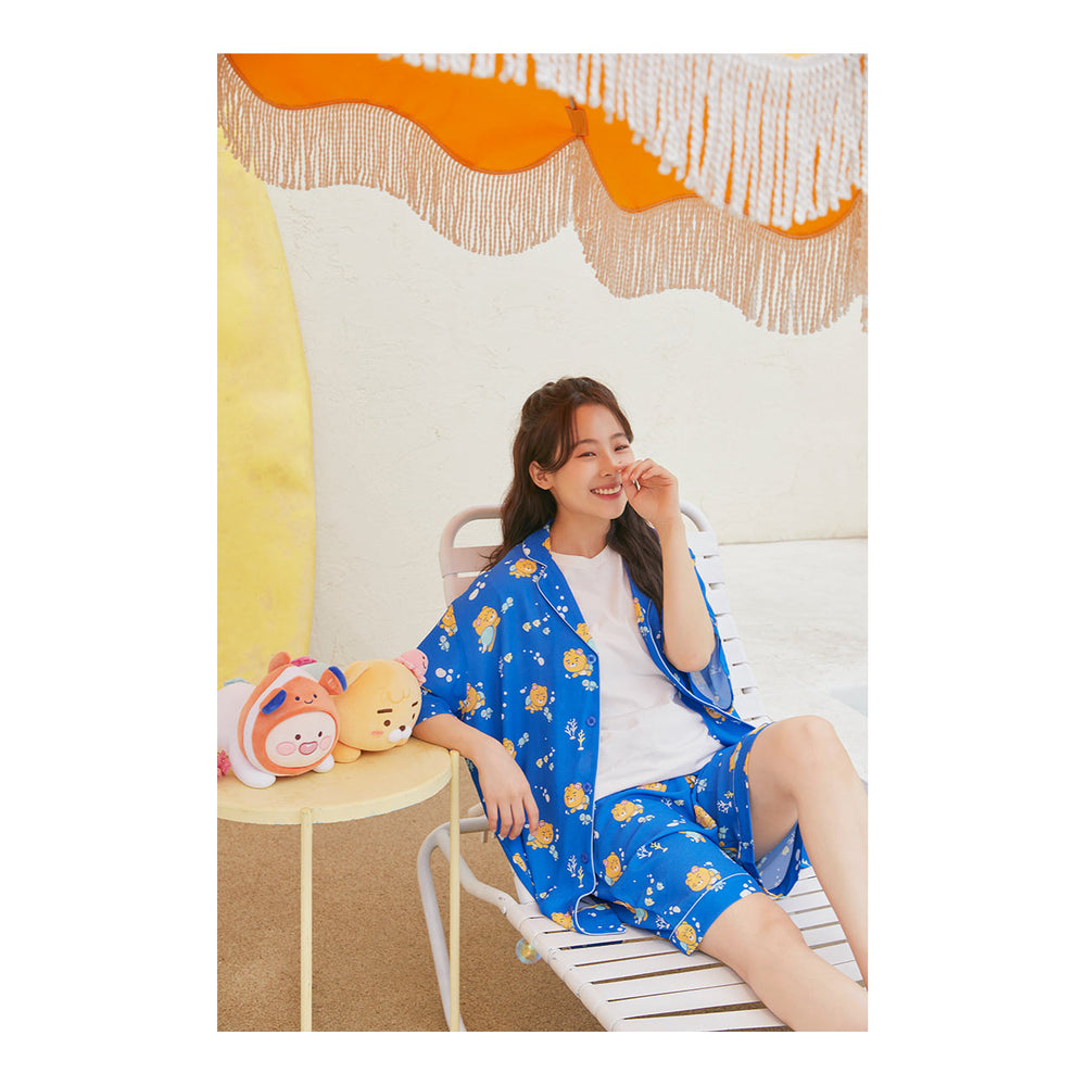 Kakao Friends - Ocean Vibe Blue Pajamas (Men)
