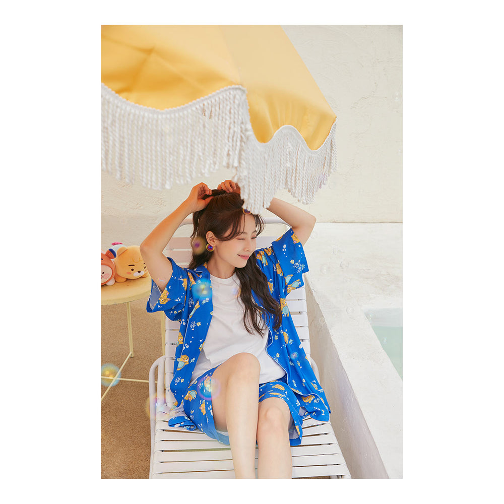 Kakao Friends - Ocean Vibe Blue Pajamas (Men)