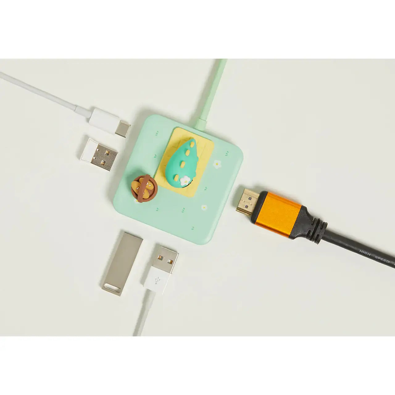 Kakao Friends - 5-in-1 USB-C Adaptor - Kakao Friends - Home & Living, Accessories - Harumio