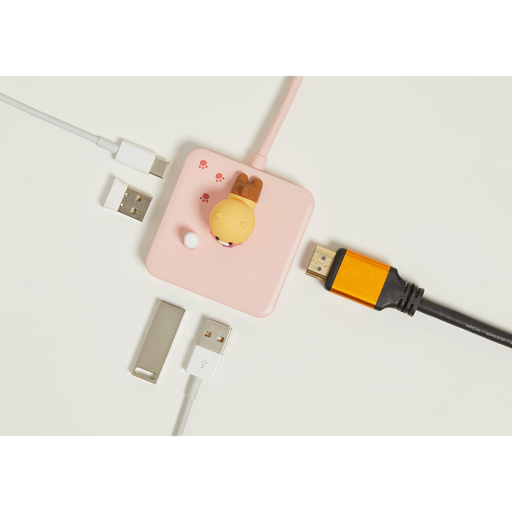 Kakao Friends - 5-in-1 USB-C Adaptor