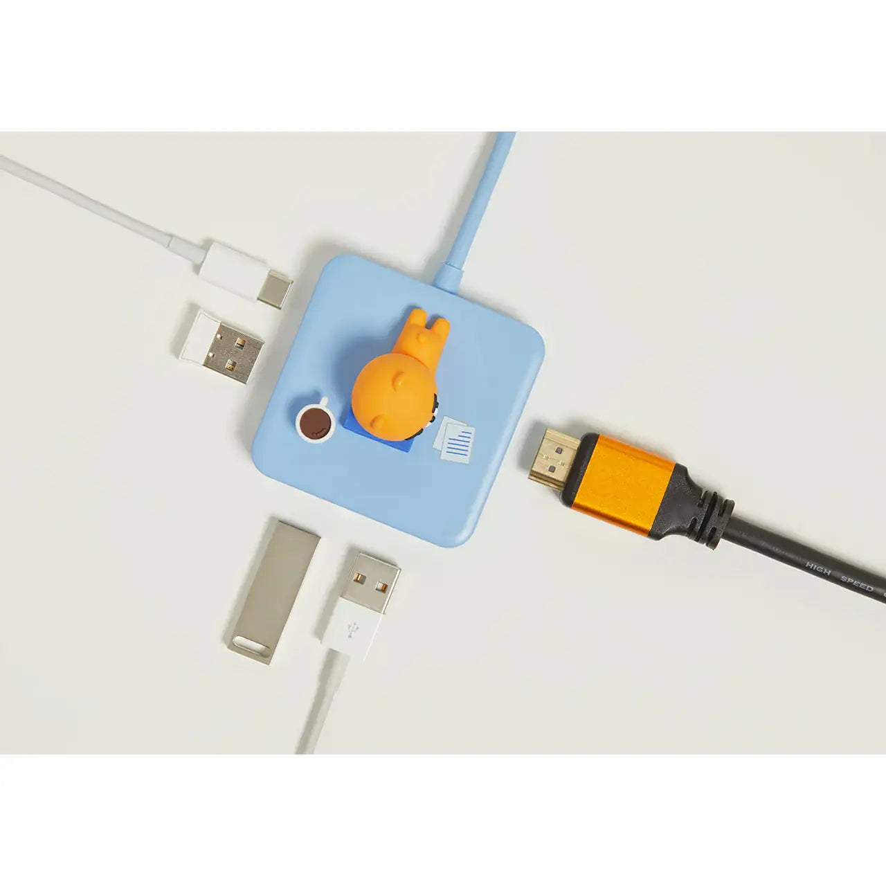Kakao Friends - 5-in-1 USB-C Adaptor - Kakao Friends - Home & Living, Accessories - Harumio