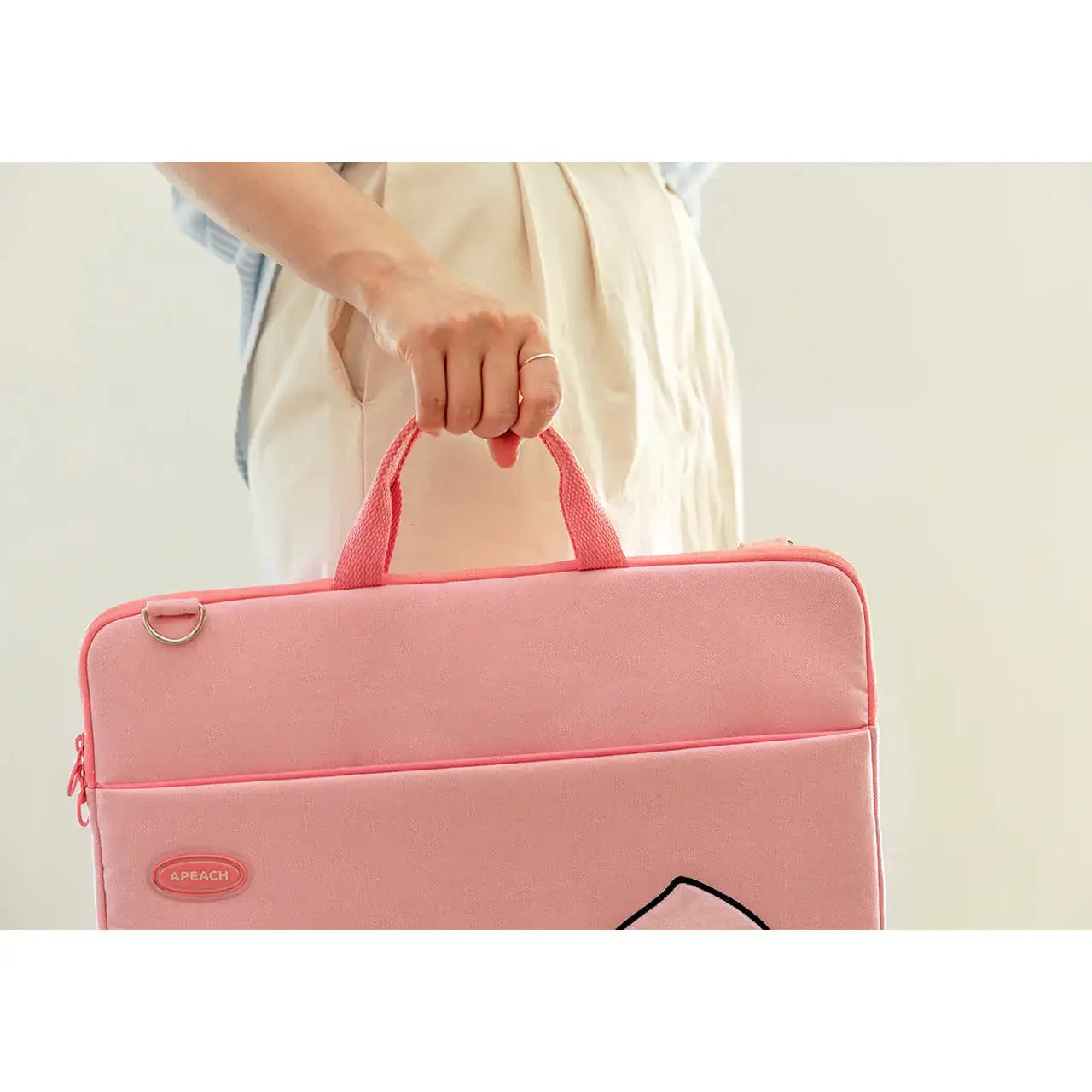 Kakao Friends - Cute Apeach Laptop Pouch (15") - Kakao Friends - Home & Living, Accessories - Harumio