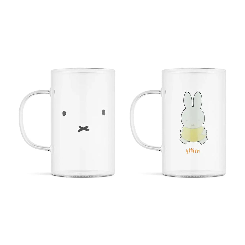 Kakao Friends - Miffy Glass Cup Set (2 pcs)