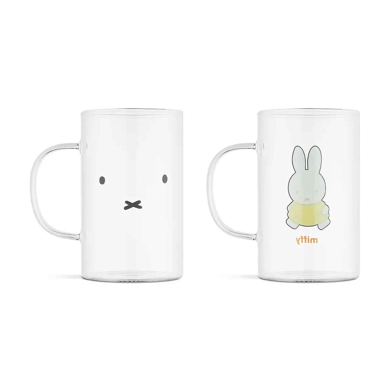 Kakao Friends - Miffy Glass Cup Set (2 pcs) - Kakao Friends - Home & Living, Accessories - Harumio