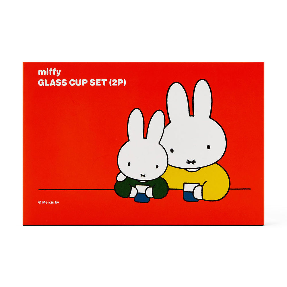 Kakao Friends - Miffy Glass Cup Set (2 pcs)