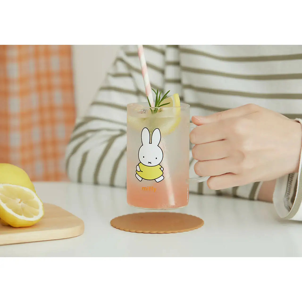 Kakao Friends - Miffy Glass Cup Set (2 pcs) - Kakao Friends - Home & Living, Accessories - Harumio