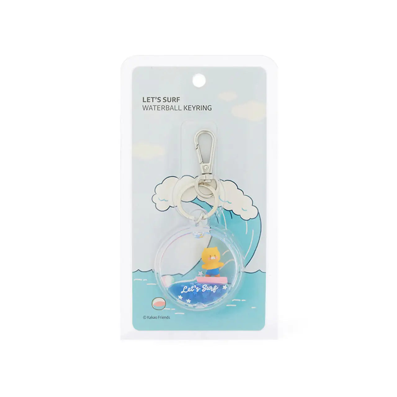 Kakao Friends - Choonsik Let's Surf Waterball Keyring - Kakao Friends - Accessories - Harumio