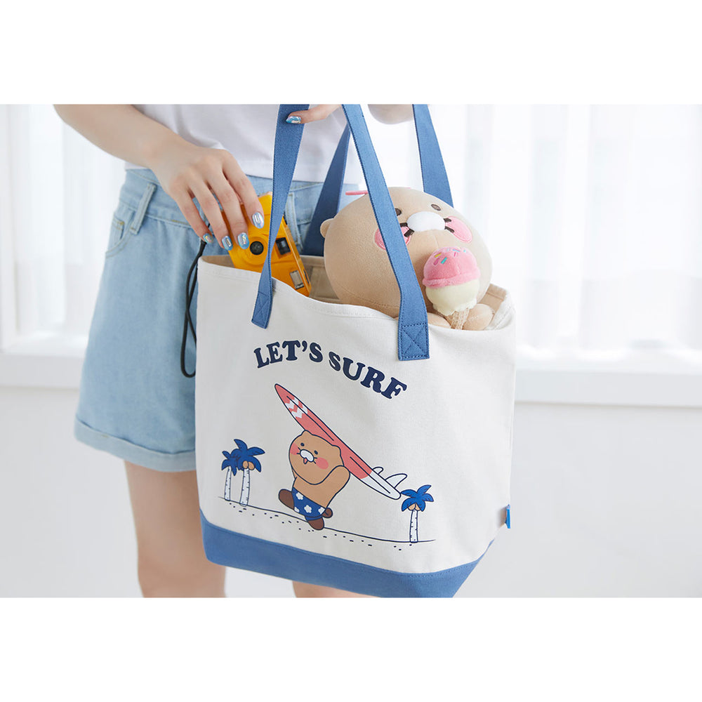 Kakao Friends - Choonsik Let's Surf Cotton Eco Bag