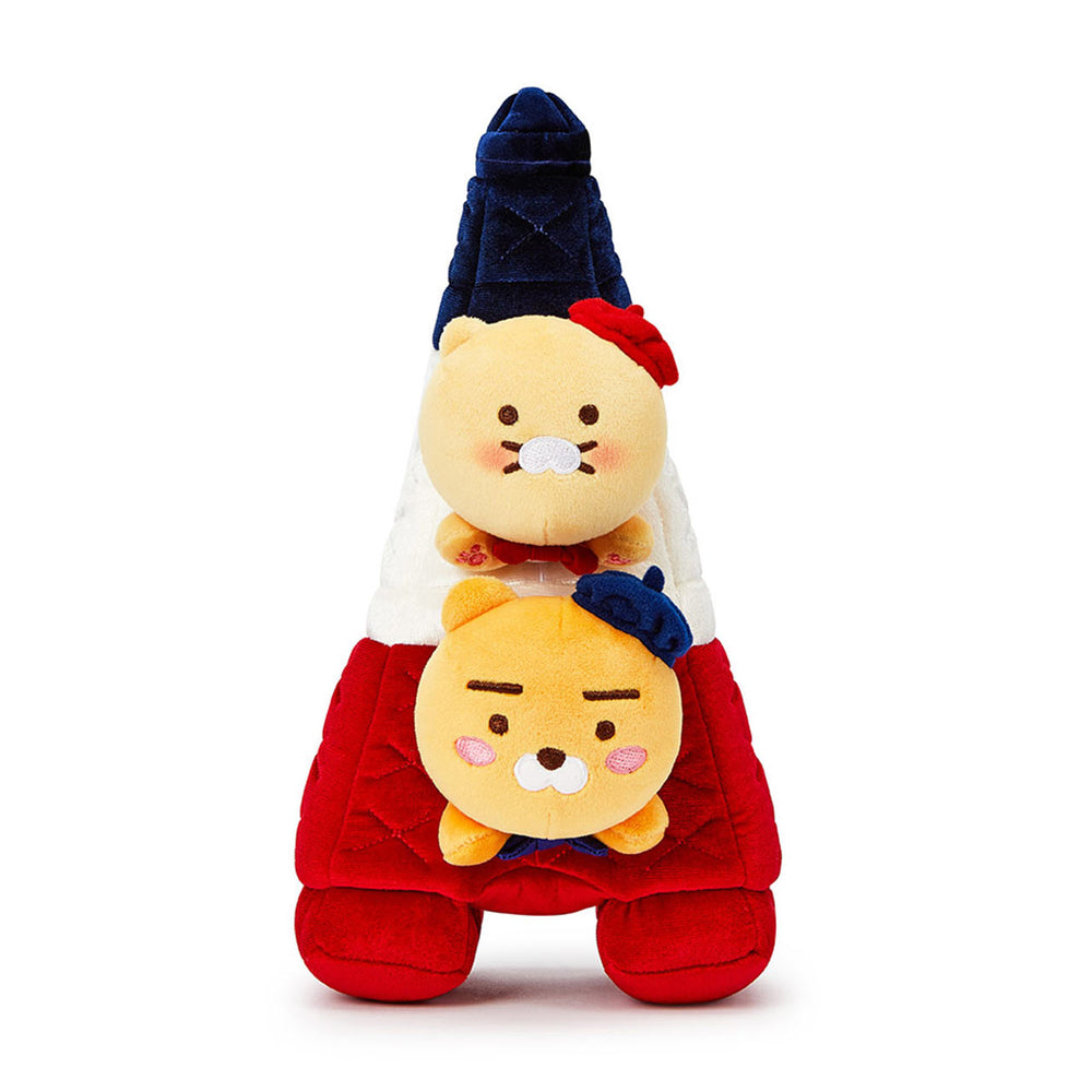 Kakao Friends - Paris Edition Eiffel Tower Plush Doll Set
