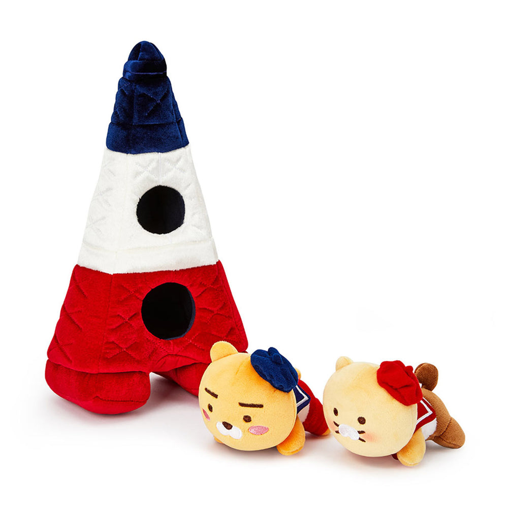 Kakao Friends - Paris Edition Eiffel Tower Plush Doll Set