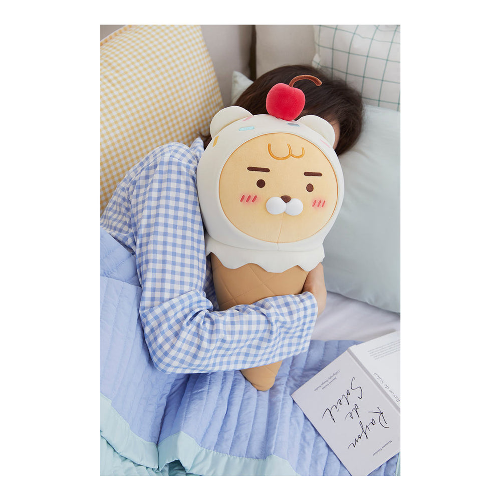 Kakao Friends - Ryan Cool Ice Cream Cone Pillow - Kakao Friends - Plush - Harumio