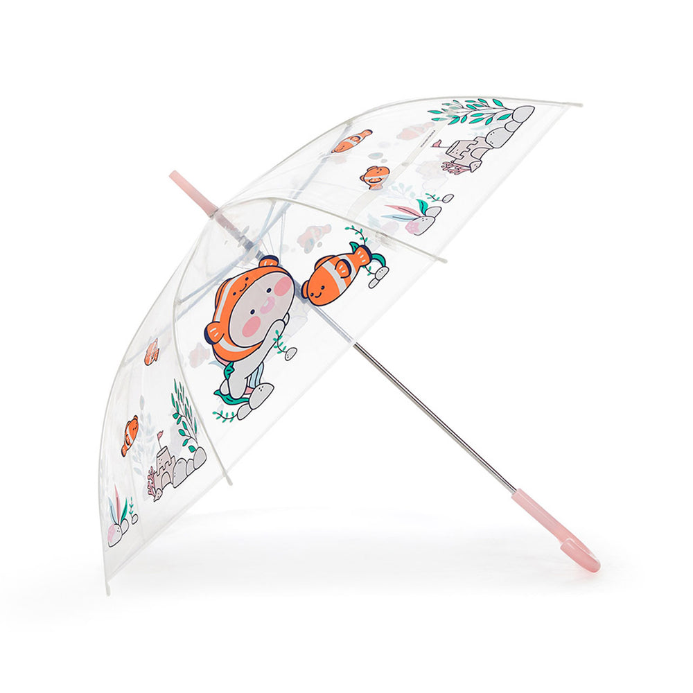 Kakao Friends - Ocean Vibe Apeach Transparent Umbrella