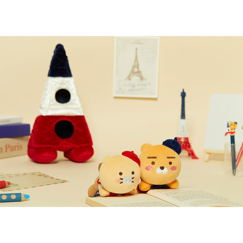 Kakao Friends - Paris Edition Eiffel Tower Plush Doll Set