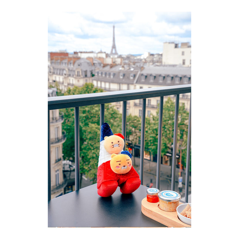 Kakao Friends - Paris Edition Eiffel Tower Plush Doll Set
