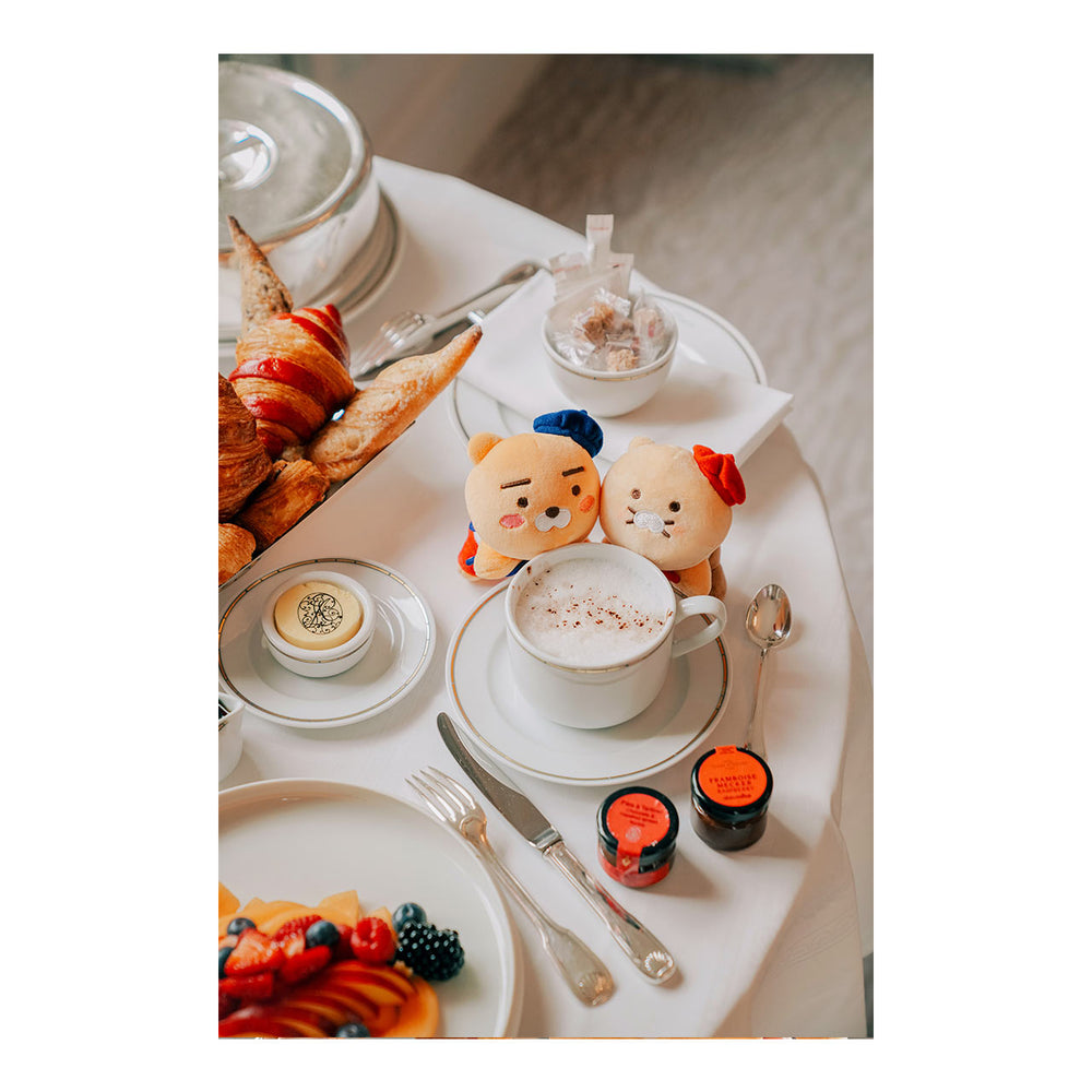 Kakao Friends - Paris Edition Eiffel Tower Plush Doll Set