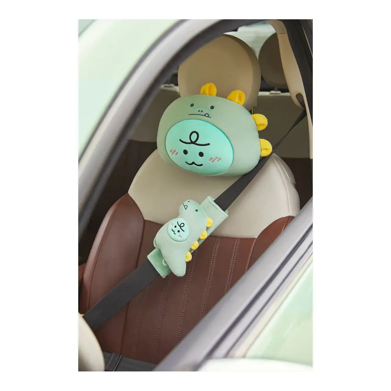 Kakao Friends - Dinosaur Jordy Seat Belt Cover - Kakao Friends - Home & Living, Accessories - Harumio