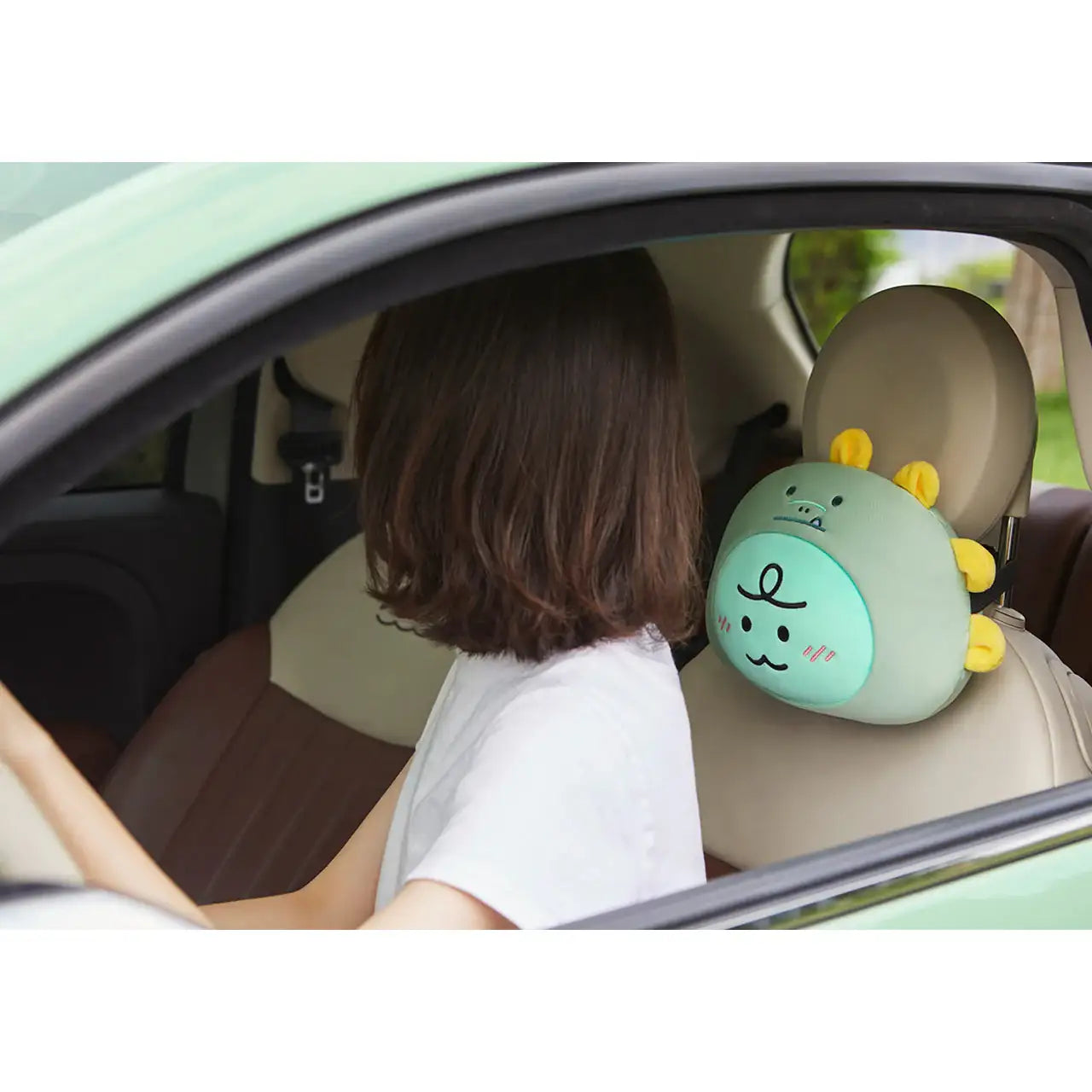 Kakao Friends - Dinosaur Jordy Car Neck Cushion - Kakao Friends - Plush - Harumio