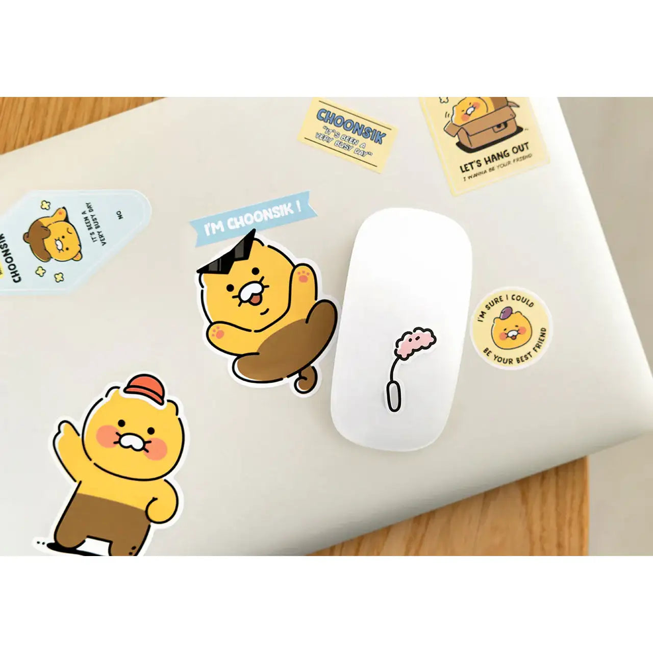 Kakao Friends - Choonsik 13" PVC Laptop Pouch - Kakao Friends - Accessories - Harumio