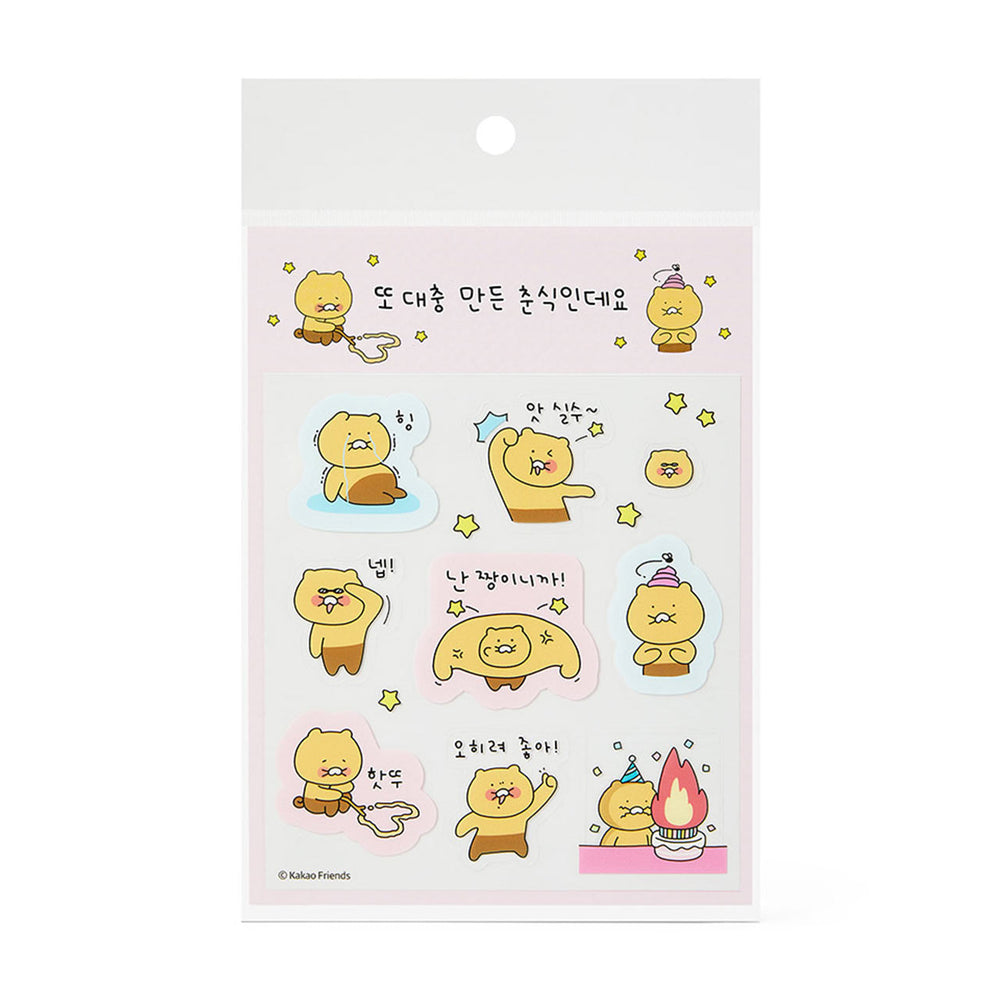 Kakao Friends - Choonsik Transparent Sticker