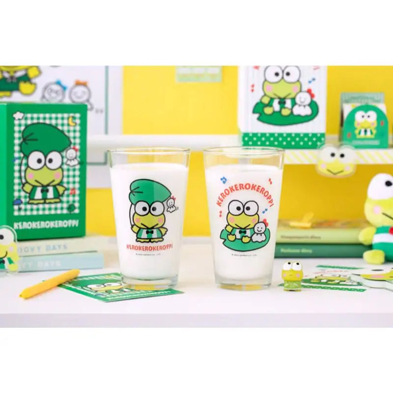 Sanrio x 10x10 - Kerokerokeroppi Glass Cup - Sanrio - Home & Living - Harumio