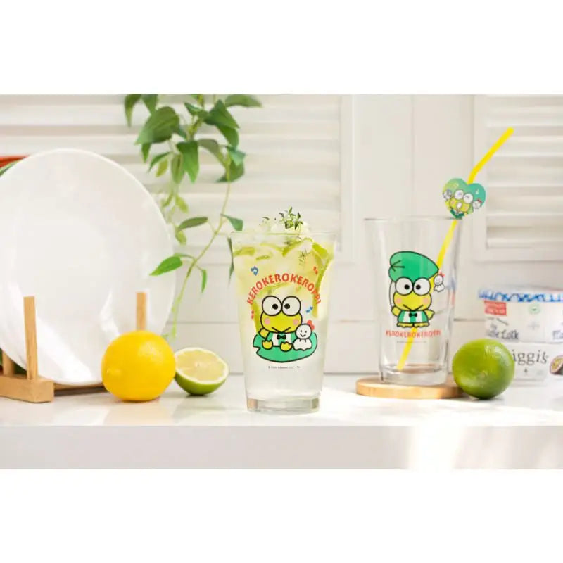 Sanrio x 10x10 - Kerokerokeroppi Glass Cup - Sanrio - Home & Living - Harumio