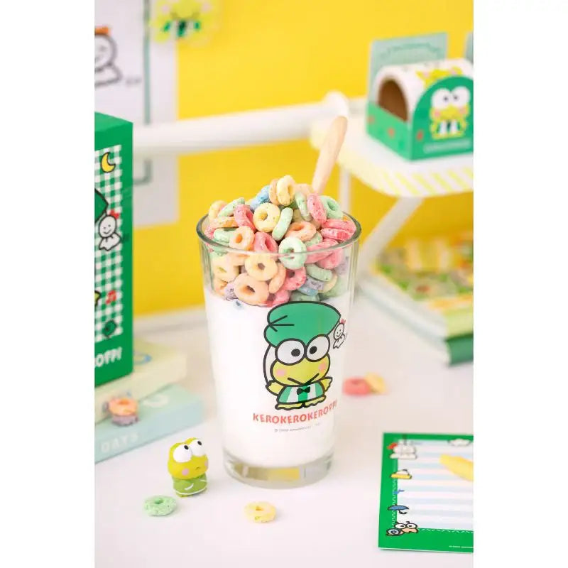 Sanrio x 10x10 - Kerokerokeroppi Glass Cup - Sanrio - Home & Living - Harumio