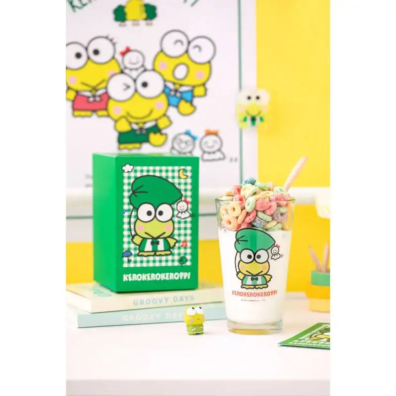 Sanrio x 10x10 - Kerokerokeroppi Glass Cup - Sanrio - Home & Living - Harumio