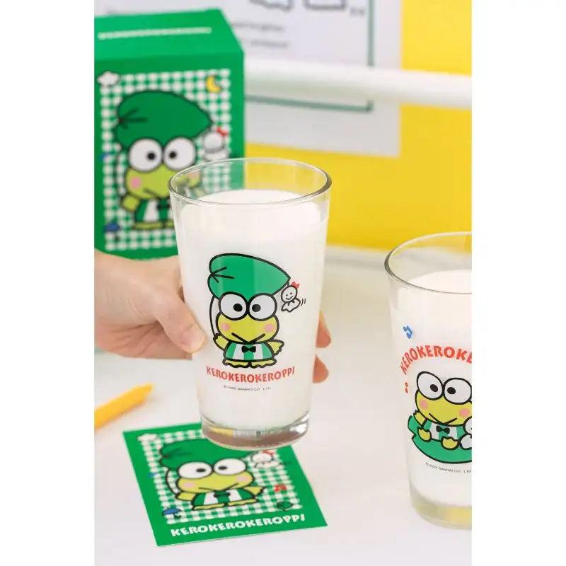 Sanrio x 10x10 - Kerokerokeroppi Glass Cup - Sanrio - Home & Living - Harumio