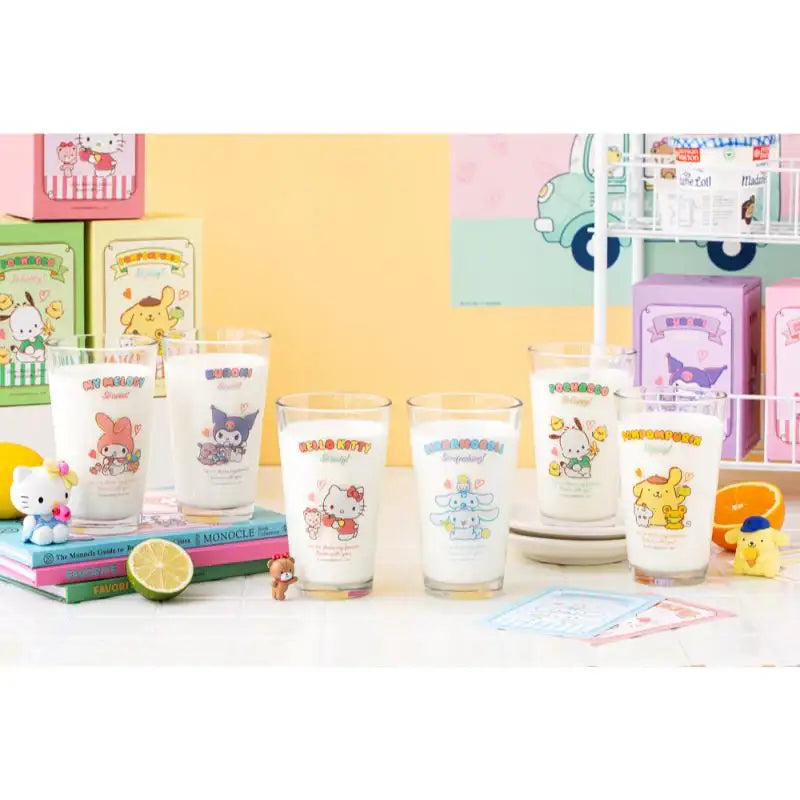 Sanrio x 10x10 - Sanrio Characters Fruit Glass Cup - Sanrio - Home & Living - Harumio