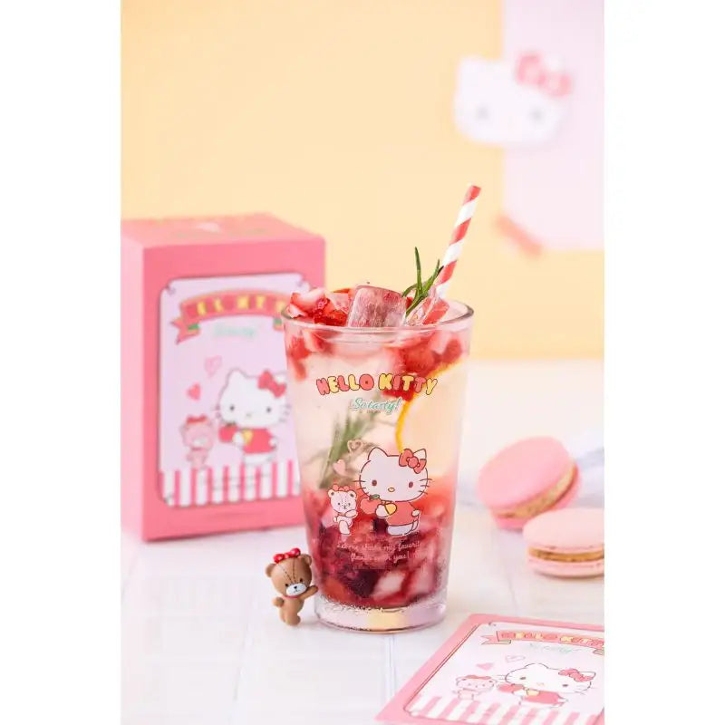 Sanrio x 10x10 - Sanrio Characters Fruit Glass Cup - Sanrio - Home & Living - Harumio