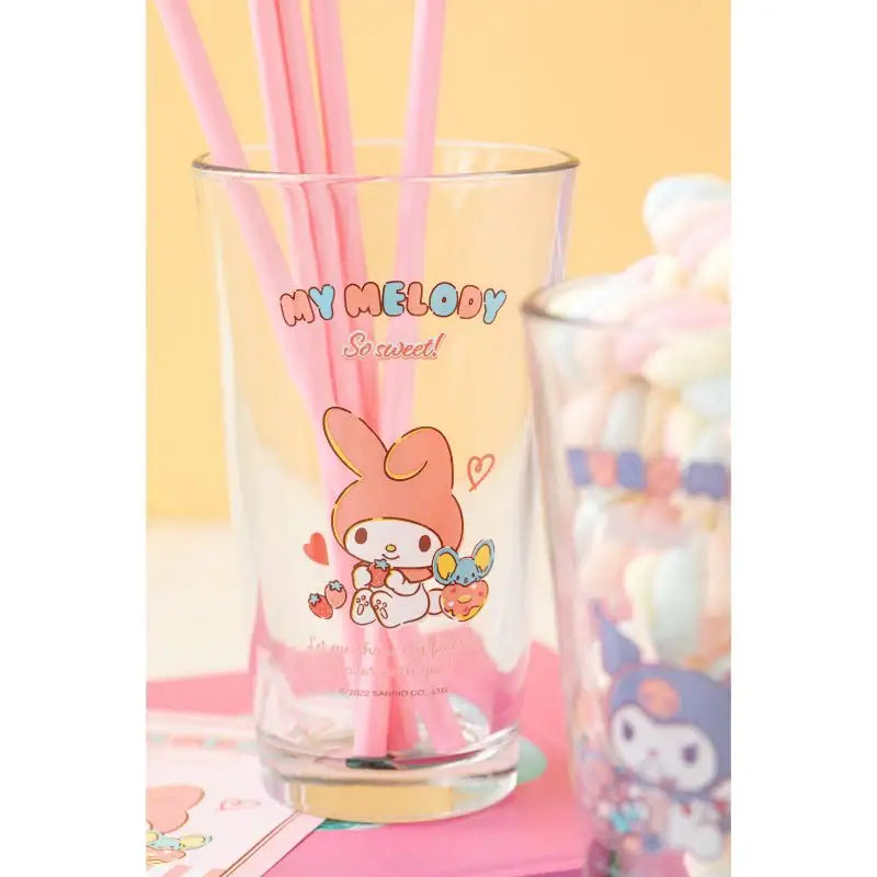 Sanrio x 10x10 - Sanrio Characters Fruit Glass Cup - Sanrio - Home & Living - Harumio