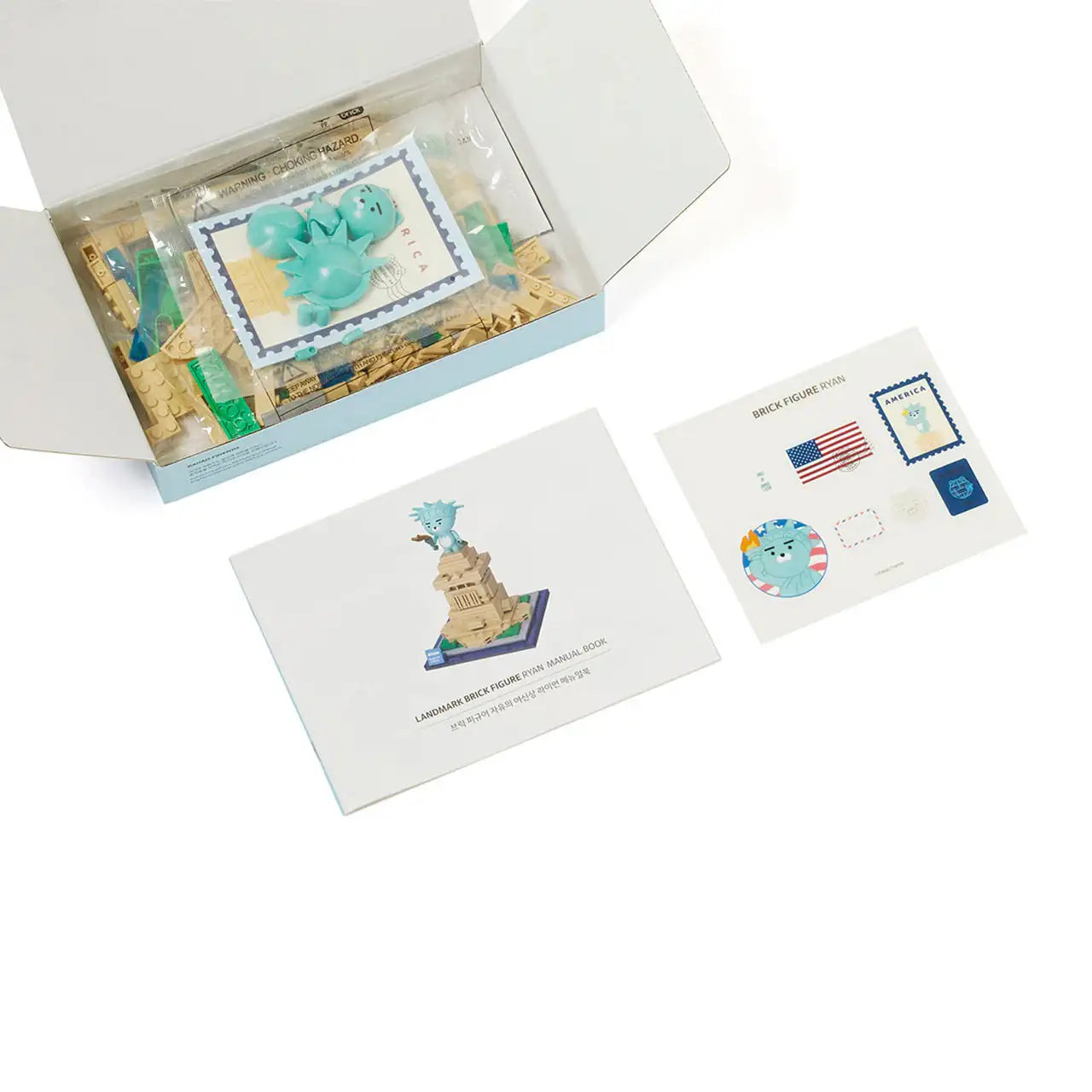 Kakao Friends - Ryan Statue of Liberty Brick Figure - Kakao Friends - Home & Living, Accessories - Harumio