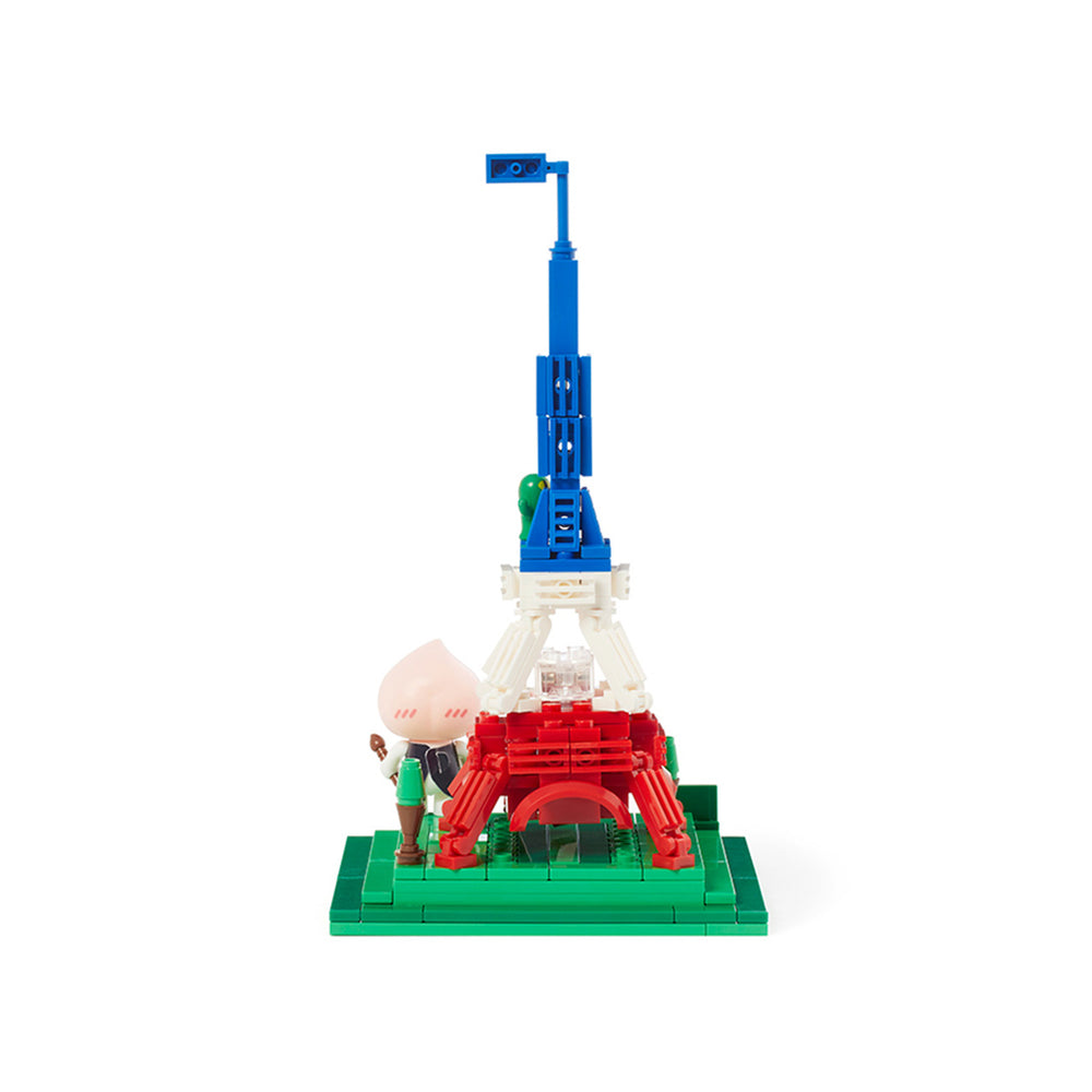 Kakao Friends - Apeach Eiffel Tower Brick Figure