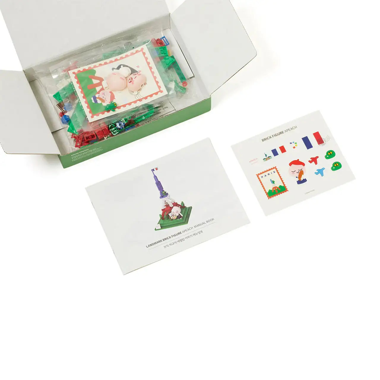 Kakao Friends - Apeach Eiffel Tower Brick Figure - Kakao Friends - Home & Living, Accessories - Harumio