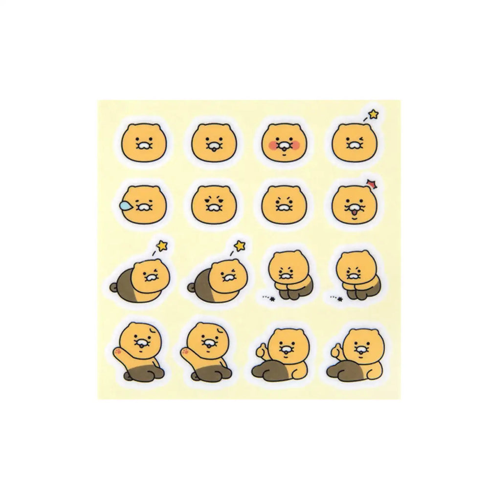 Kakao Friends - Choonsik Mask Deco Seal Sticker