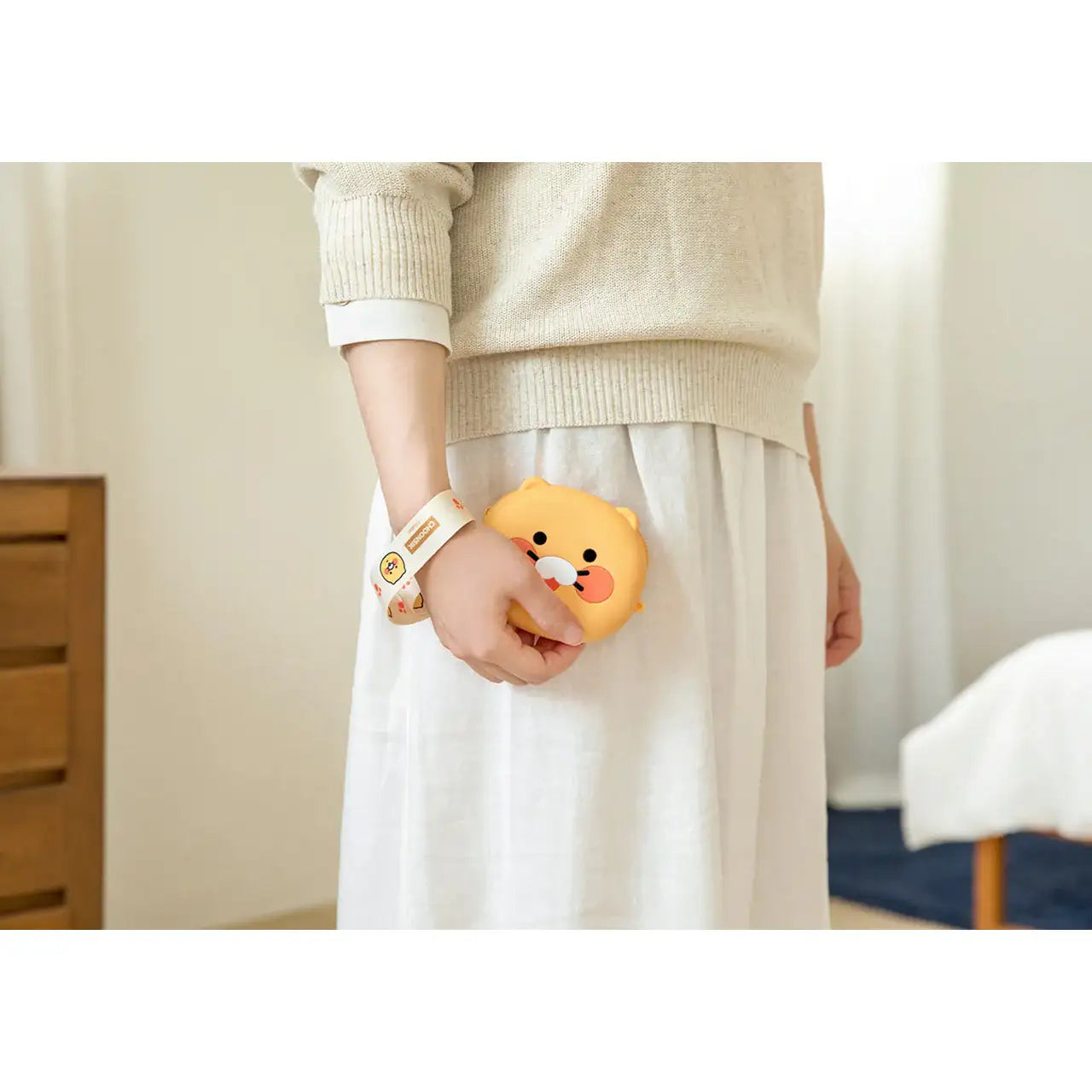 Kakao Friends - Choonsik Face Strap Pouch - Kakao Friends - Pouches - Harumio