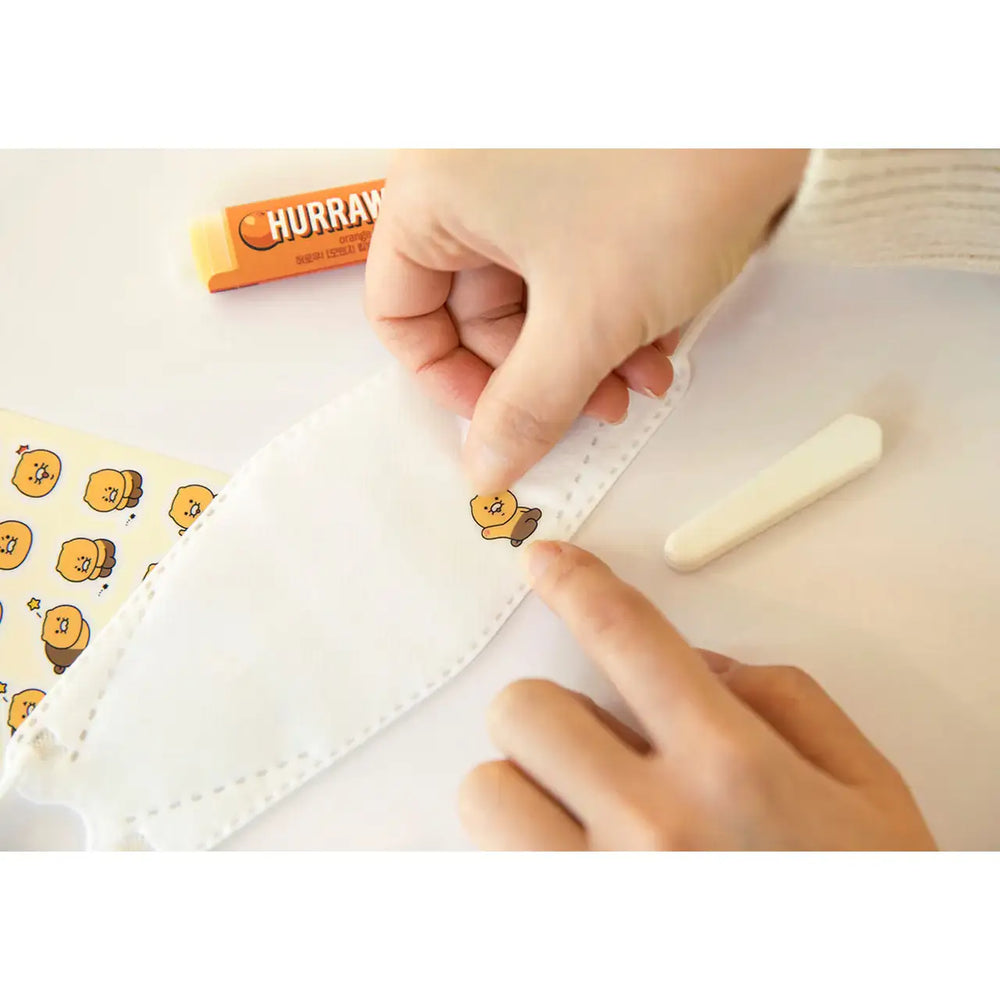 Kakao Friends - Choonsik Mask Deco Seal Sticker