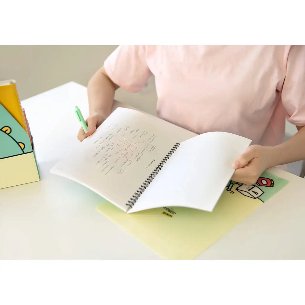 Kakao Friends - Jordy Grid Spring Notebook - Kakao Friends - Home & Living, Accessories - Harumio