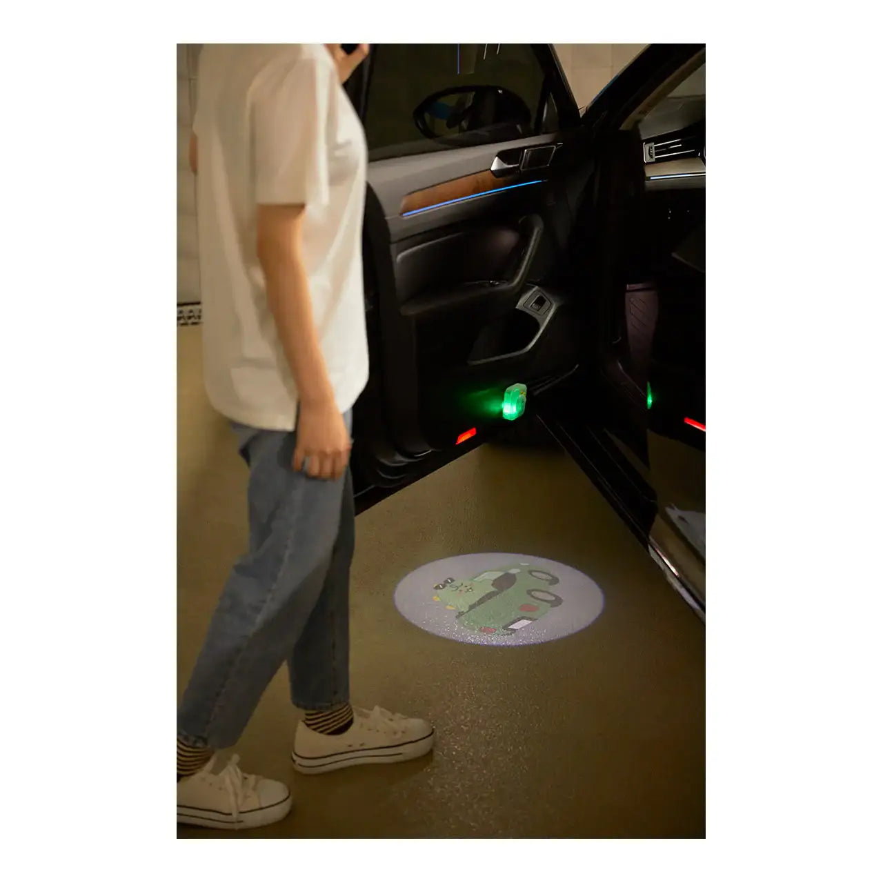 Kakao Friends - Jordy Car Door Lights Set - Kakao Friends - Home & Living, Accessories - Harumio