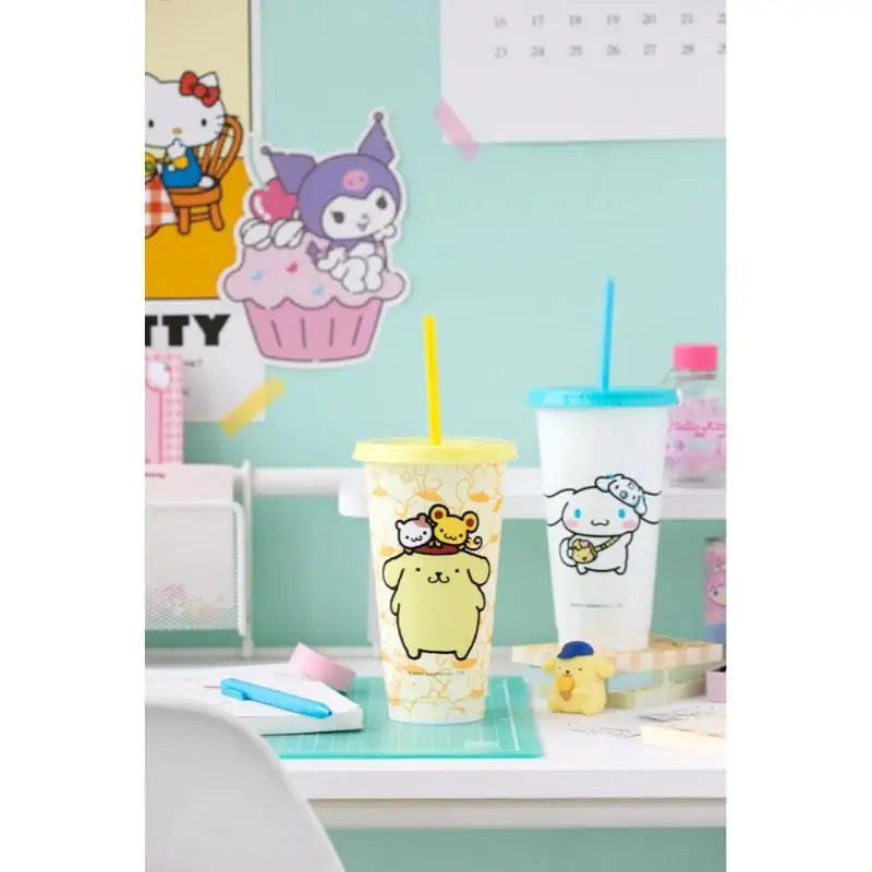 Sanrio x 10x10 - Sanrio Characters Reusable Cold Cup Set Ver 2 - Sanrio - Home & Living - Harumio