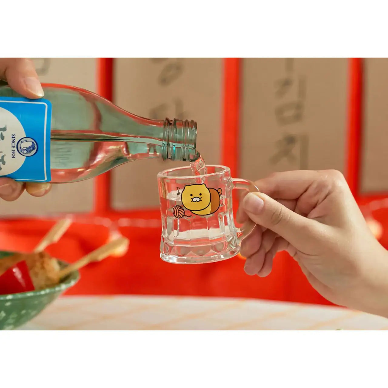 Kakao Friends - Choonsik Mini Hope Soju Glass Set (4 Pcs) - Kakao Friends - Home & Living, Accessories - Harumio