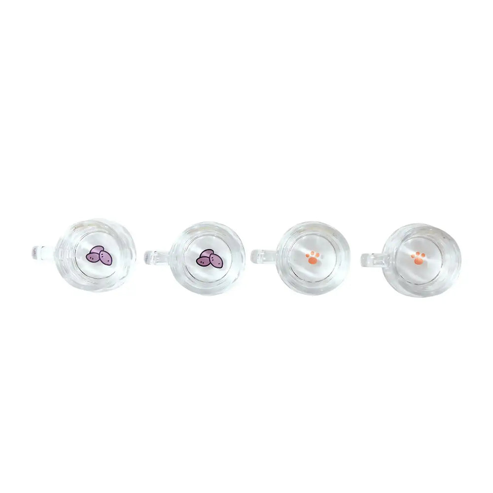 Kakao Friends - Choonsik Mini Hope Soju Glass Set (4 Pcs)