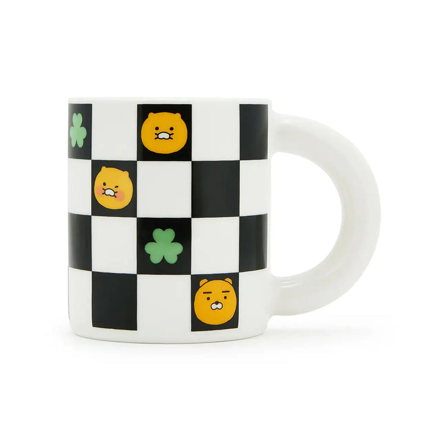 Kakao Friends - EveryYay Ryan & Choonsik Checkerboard Mug - Kakao Friends - Home & Living, Accessories - Harumio