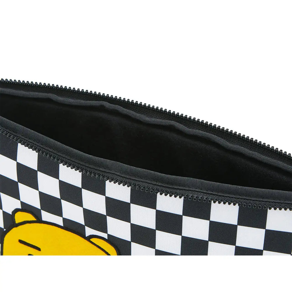Kakao Friends - Every Yay! Ryan & Choonsik Checkerboard Laptop Pouch - Kakao Friends - Home & Living, Accessories - Harumio
