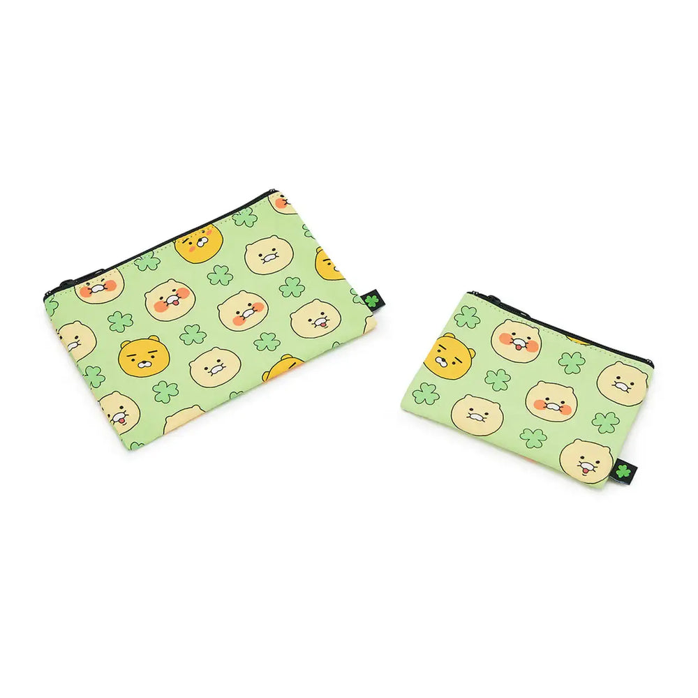 Kakao Friends - Every Yay! Ryan & Choonsik Pouch Set - Kakao Friends - Pouches - Harumio
